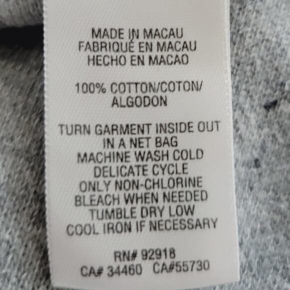 Juicy Couture Crop Hoodie Sweater Jacket Size Large Gray - Picture 5 of 7